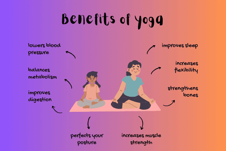 A peaceful morning yoga scene with a person standing in Mountain Pose on a yoga mat at sunrise. Soft golden sunlight filters through the trees, creating a calming and energizing atmosphere perfect for starting the day with yoga