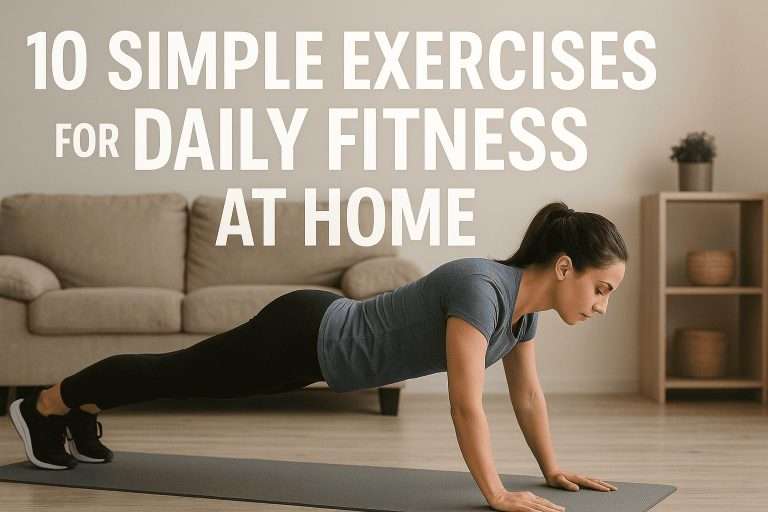 Daily fitness Exercise at home