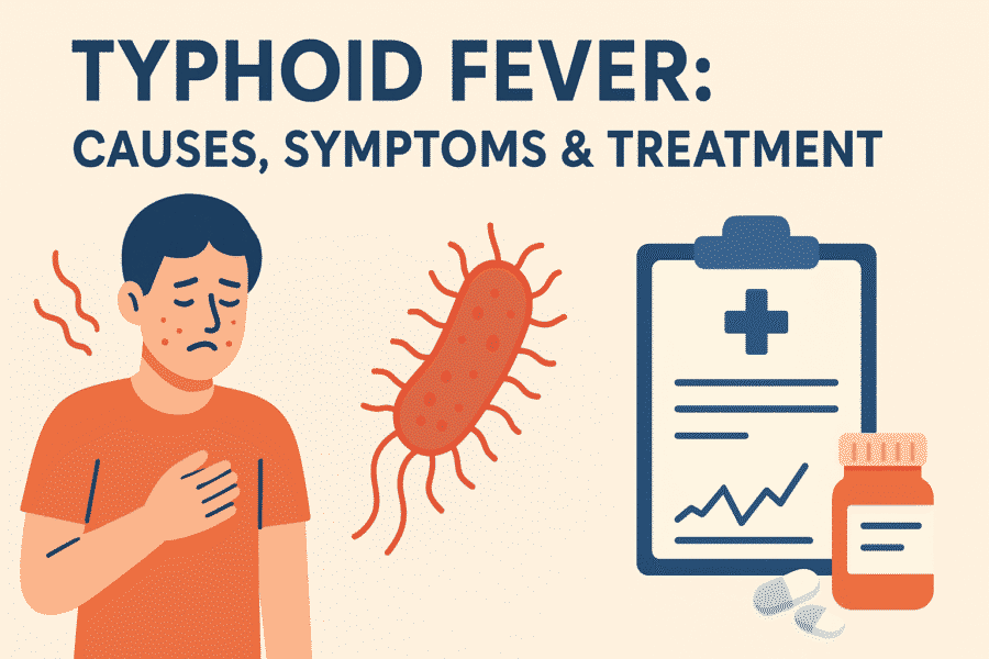 Typhoid Fever: Causes, Symptoms & Treatment