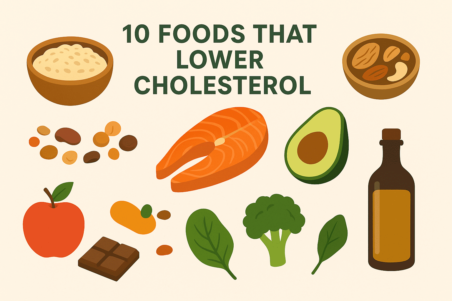 10 Foods That Lower Cholesterol Naturally
