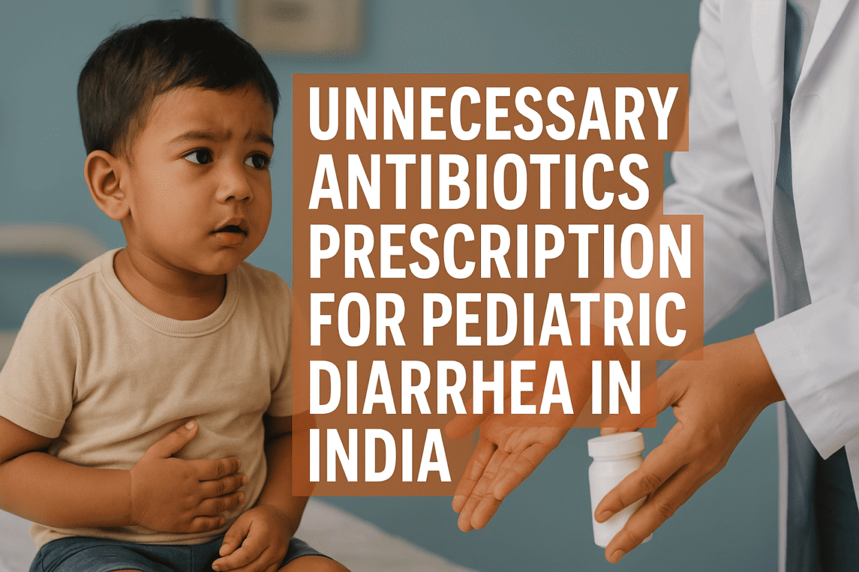 Unnecessary Antibiotics Prescription for Pediatric Diarrhea in India