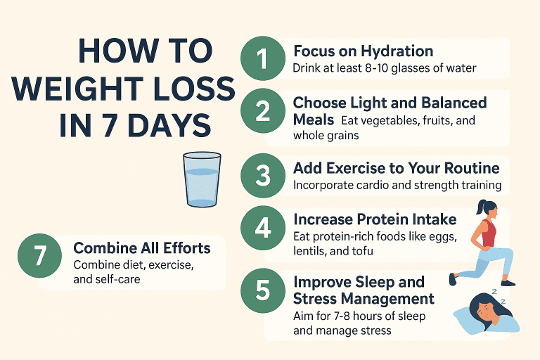 how to lose weight in 7 days: A Complete Guide