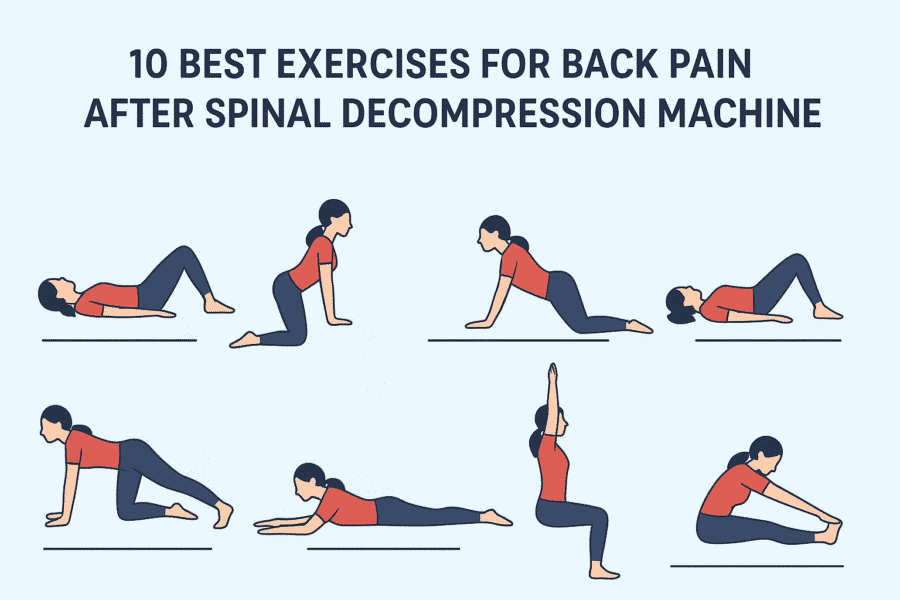 10 Best Exercise for Back Pain After Spinal Decompression Machine