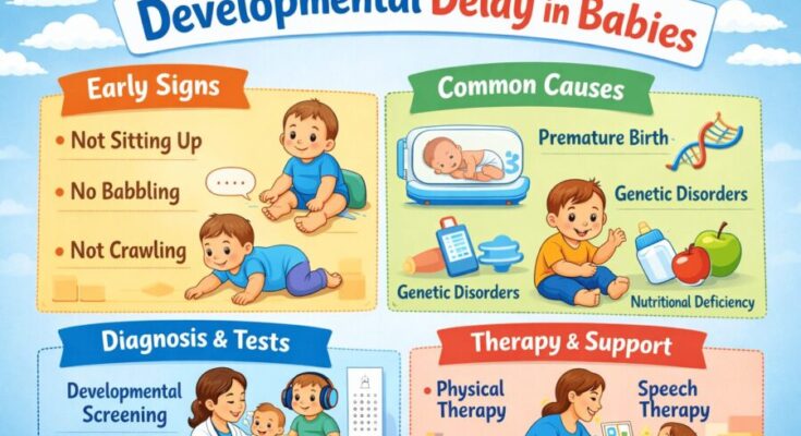 Developmental Delay in Babies: Early Signs, Causes, and Effective Support for Healthy Growth