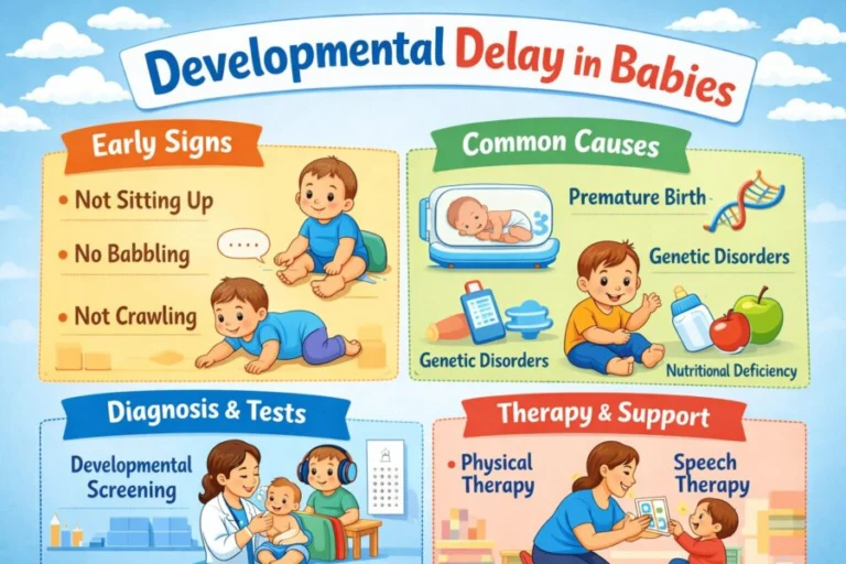Developmental Delay in Babies: Early Signs, Causes, and Effective Support for Healthy Growth