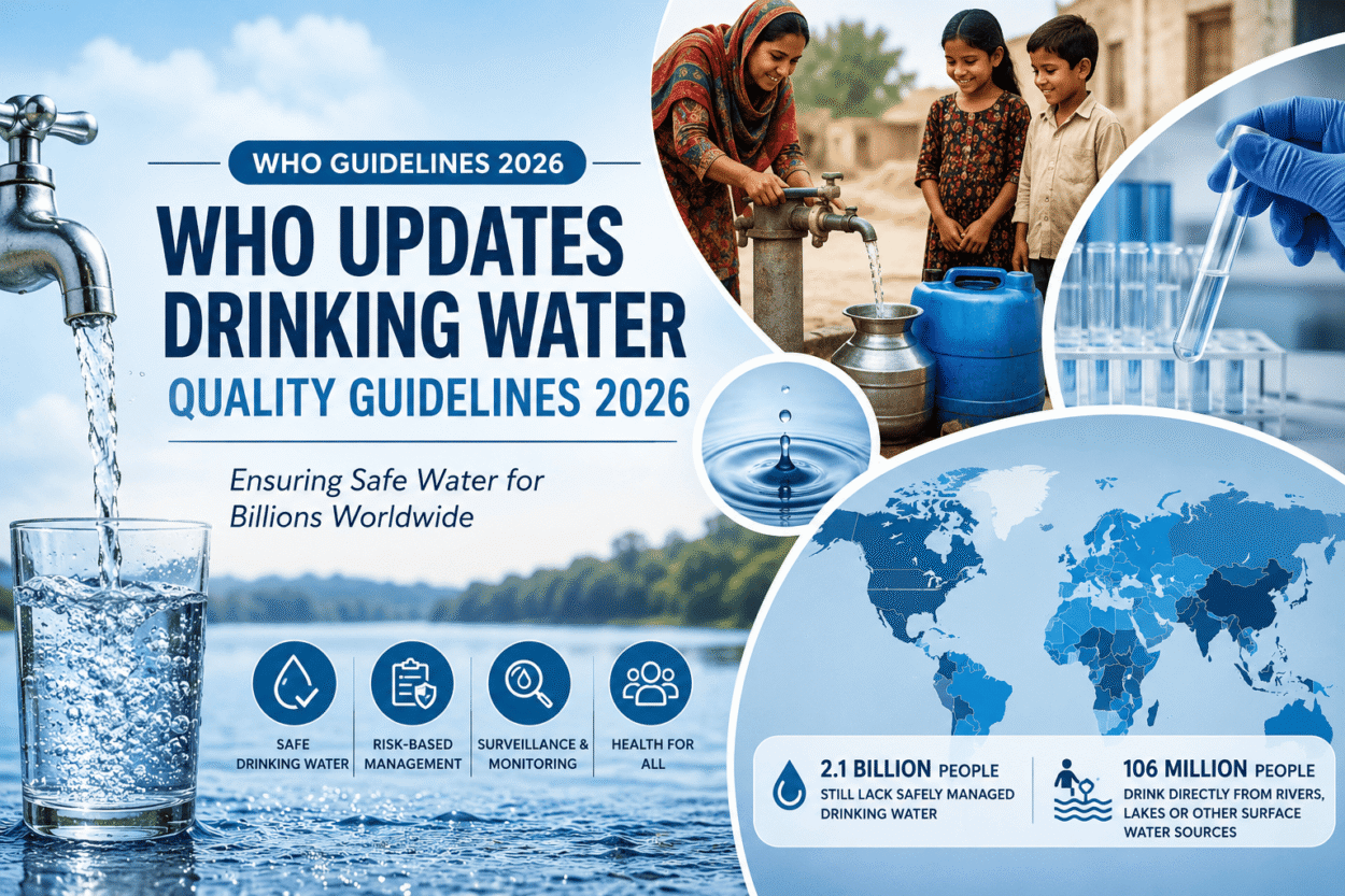WHO Releases Updated Drinking Water Quality Guidelines: A Major Step Toward Safer Water Worldwide